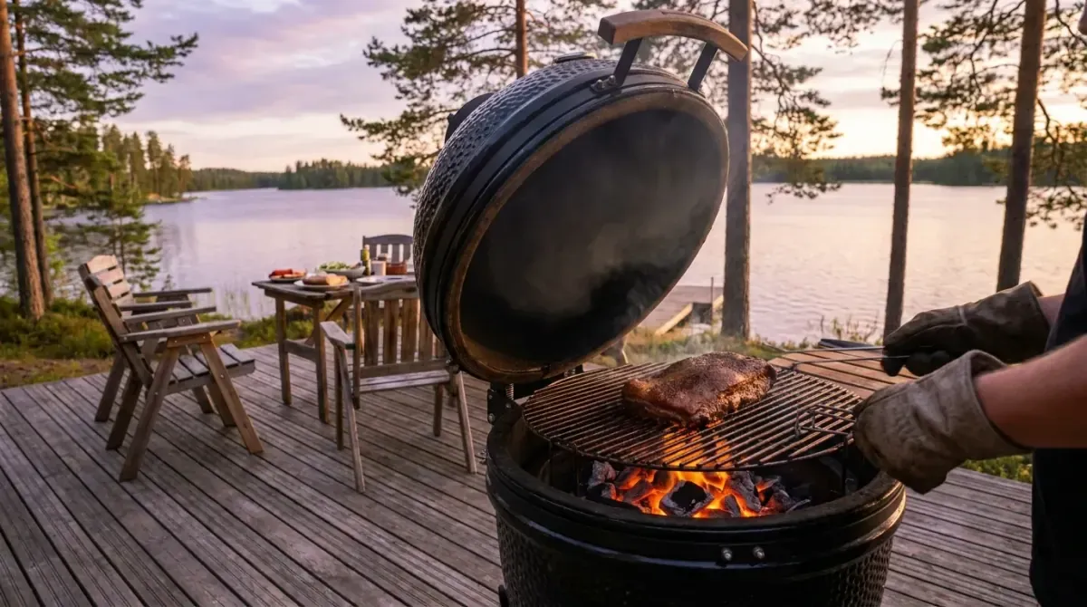 Keraaminen Kamado-grilli